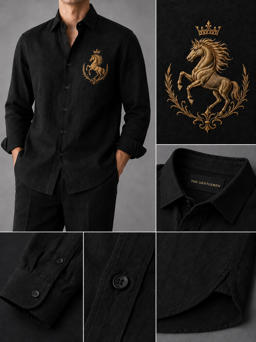 Gentlemen Horse Linen Set