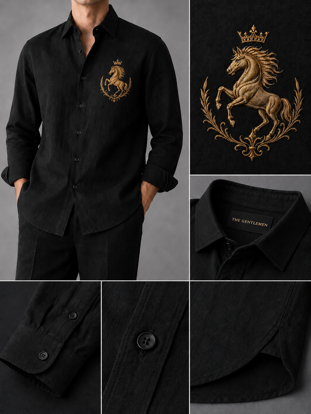 Gentlemen Horse Linen Set