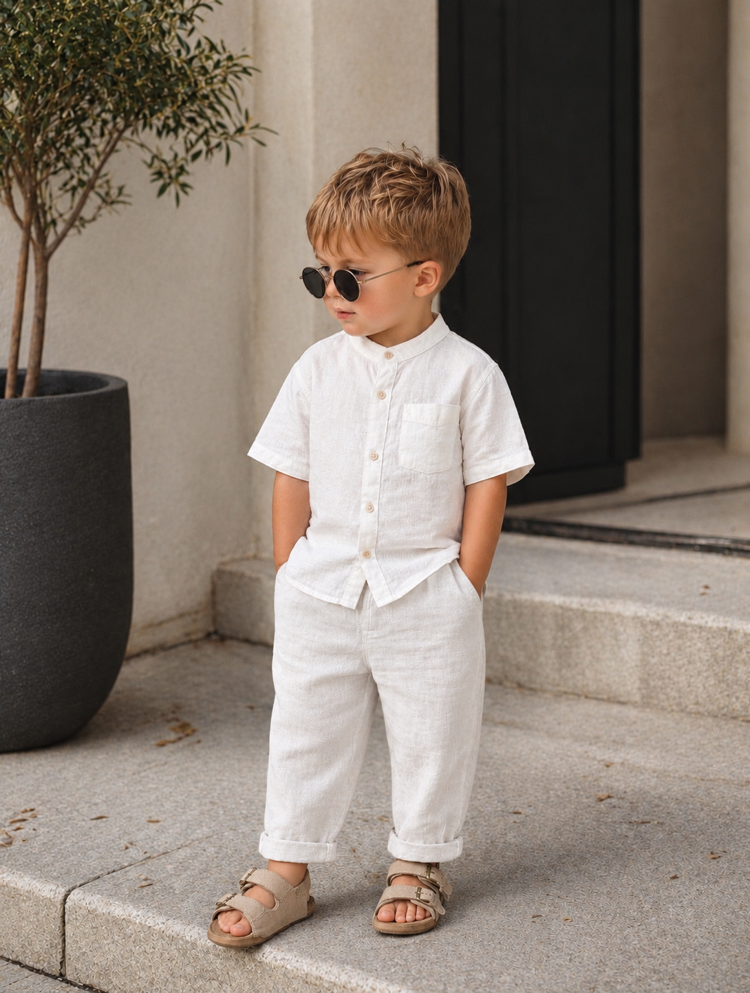 Linen Dreams Comfort Top & Bottom Set